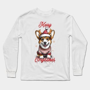 Merry Corgistmas Long Sleeve T-Shirt